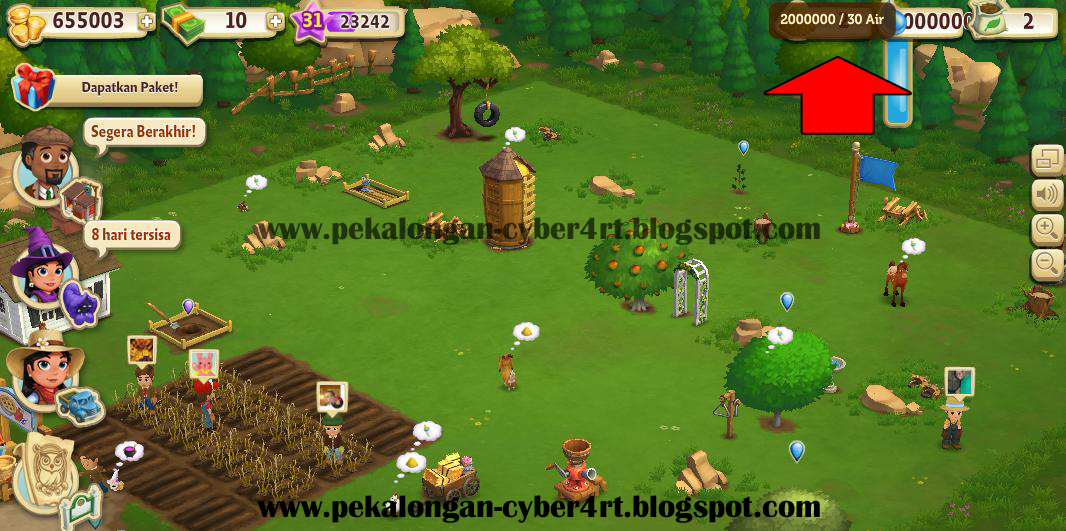 how to get unlimited water on farmville 2